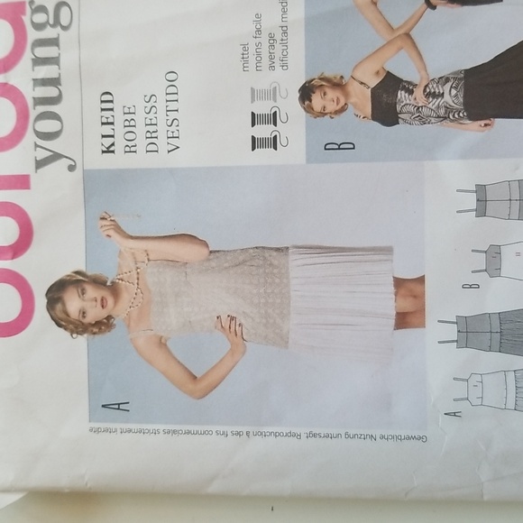 Burda Style 7055 Dress Sewing Pattern - Picture 3 of 4